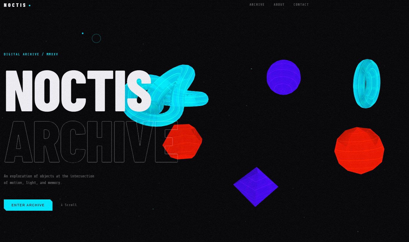 Noctis Archive — Digital Exhibition